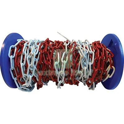 Catena Segnaletica Aref Acciaio Verniciato Bianco/Rosso D.MM 5 MT 30 — Utensili e segnaletica — rif. FERX.VIR7535017 Catena Segnaletica Aref Acciaio Verniciato Bianco/Rosso D.MM 5 MT 30 — Utensili e segnaletica — rif. FERX.VIR7535017