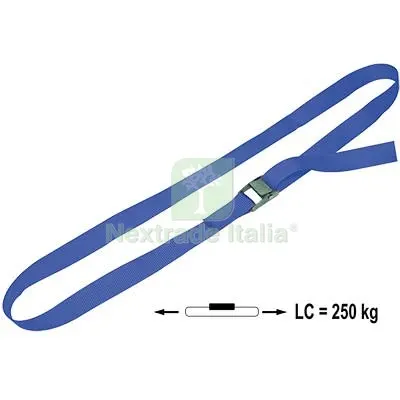 6PZ Cinghia AD Anello Effe L.MT 3,5 H.MM 25 KG 250 — Lucchetti e catene — rif. FERX.VIR7543552