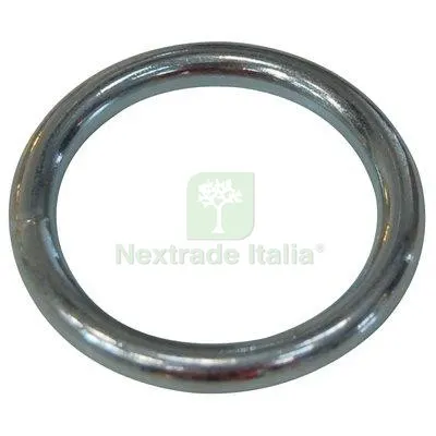 25PZ Anello Tondo Zincato Workit MM 8 D.MM 40 — Lucchetti e catene — rif. FERX.VIR7549109
