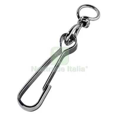 25PZ MOSCHETTONE + GIVOLARE ACCIAIO NICHELATO WORKIT L.MM 100 — Ganci, moschettoni e anelli — rif. FERX.VIR7550710 25PZ MOSCHETTONE + GIVOLARE ACCIAIO NICHELATO WORKIT L.MM 100 — Ganci, moschettoni e anelli — rif. FERX.VIR7550710