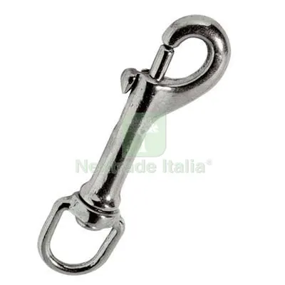 5PZ Moschettone Redine Lungo Ottone Nichelato Kong + Girello L.MM 77+1/2 B Poll 1/2 — Ganci, moschettoni e anelli — rif. FERX.VIR7551412 5PZ Moschettone Redine Lungo Ottone Nichelato Kong + Girello L.MM 77+1/2 B Poll 1/2 — Ganci, moschettoni e anelli — rif. FERX.VIR7551412