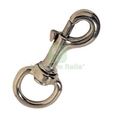 2PZ Moschettone Redine Ottone Lucido Kong + Girello L.MM 82+3/4 B Poll 3/4 — Ganci, moschettoni e anelli — rif. FERX.VIR7551515 2PZ Moschettone Redine Ottone Lucido Kong + Girello L.MM 82+3/4 B Poll 3/4 — Ganci, moschettoni e anelli — rif. FERX.VIR7551515