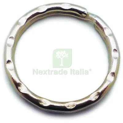5CF Anello Portachiave Goffrato Self Acciaio Nichelato MM 25 CF=PZ 2 — Serrature e cilindri — rif. FERX.VIR7555023 5CF Anello Portachiave Goffrato Self Acciaio Nichelato MM 25 CF=PZ 2 — Serrature e cilindri — rif. FERX.VIR7555023