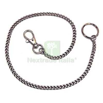 20PZ Portachiave Moschettone Mini + Catenella Zama Nichelata + Anello CM 47 — Ganci, moschettoni e anelli — rif. FERX.VIR7555115 20PZ Portachiave Moschettone Mini + Catenella Zama Nichelata + Anello CM 47 — Ganci, moschettoni e anelli — rif. FERX.VIR7555115