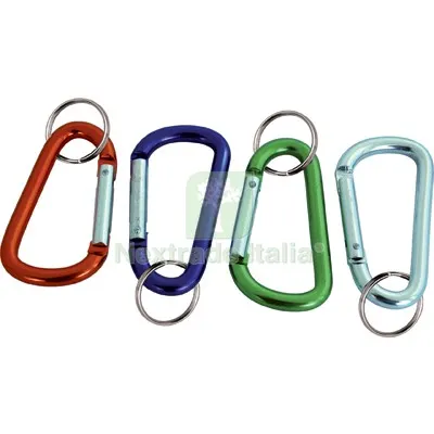 15PZ MOSCHETTONE PORTACHIAVE A PERA + ANELLO WORKIT ALLUMINIO MM 80 — Ganci, moschettoni e anelli — rif. FERX.VIR7555205 15PZ MOSCHETTONE PORTACHIAVE A PERA + ANELLO WORKIT ALLUMINIO MM 80 — Ganci, moschettoni e anelli — rif. FERX.VIR7555205
