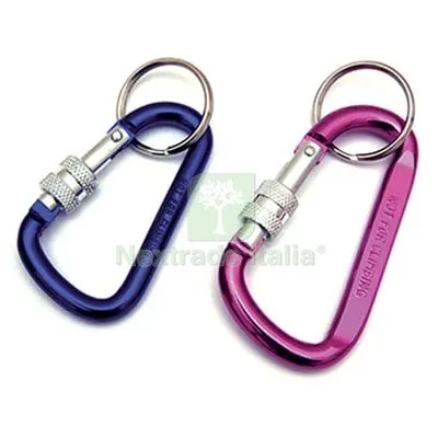 25PZ MOSCHETTONE PORTACHIAVE A PERA + VITE CHIUSURA ALLUMINIO MIX COLORI MM 70 — Ganci, moschettoni e anelli — rif. FERX.VIR7555208 25PZ MOSCHETTONE PORTACHIAVE A PERA + VITE CHIUSURA ALLUMINIO MIX COLORI MM 70 — Ganci, moschettoni e anelli — rif. FERX.VIR7555208