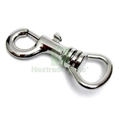 25PZ Moschettone Portachiave Nichelato Zama Nichelata + Givolare MM 80 — Ganci, moschettoni e anelli — rif. FERX.VIR7555214 25PZ Moschettone Portachiave Nichelato Zama Nichelata + Givolare MM 80 — Ganci, moschettoni e anelli — rif. FERX.VIR7555214