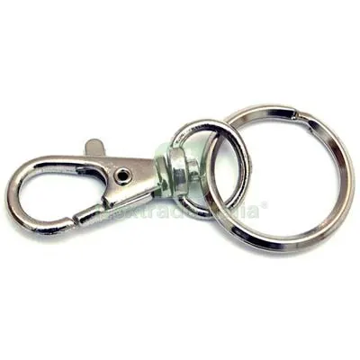 12PZ Moschettone Portachiave Mini Pronty Zama Nichelata + GIVOLARE+ANELLO MM 45 — Ganci, moschettoni e anelli — rif. FERX.VIR7555217 12PZ Moschettone Portachiave Mini Pronty Zama Nichelata + GIVOLARE+ANELLO MM 45 — Ganci, moschettoni e anelli — rif. FERX.VIR7555217