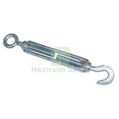 15PZ TENDITORE OCCHIOLO E GANCIO ZINCATO WORKIT M8 O.MM 11 A.MM 10 M M8 — Accessori recinzione — rif. FERX.VIR7566052