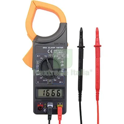 Pinza Amperometrica + Tester Digitale AC CC Continuita Resistenza — Pinze e tronchesi — rif. FERX.VIR7620015 Pinza Amperometrica + Tester Digitale AC CC Continuita Resistenza — Pinze e tronchesi — rif. FERX.VIR7620015