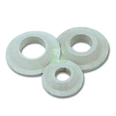 10PZ Guarnizione Conica x Piletta Gomma Bianca 1"1/4 Diametro Pollici 1"1/4 — Guarnizioni e tenute — rif. FERX.VIR7703005