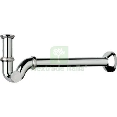 Sifone CR a P Ispezione Laterale TEA Ottone Cromato 1"1/4 Canna CM 25 Diametro Pollici 1"1/4 — Scarichi e sifoni — rif. FERX.VIR7706009