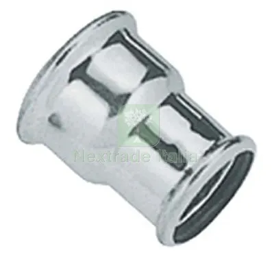 10PZ MANICOTTO RIDOTTO CANOTTO CR OTTONE CROMATO MM 40/32 + ORING — Tubi e raccordi — rif. FERX.VIR7706040 10PZ MANICOTTO RIDOTTO CANOTTO CR OTTONE CROMATO MM 40/32 + ORING — Tubi e raccordi — rif. FERX.VIR7706040