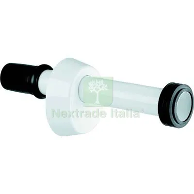 2PZ CANOTTO PP X CASSETTA SCARICO WC BIANCO MM 40 — Sanitari e ceramiche — rif. FERX.VIR7706078