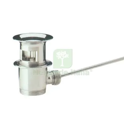 PILETTA SCARICO AUTOMATICO LAVABO OTTONE CROMATO 1"1/4M DIAMETRO POLLICI 1"1/4 — Scarichi e sifoni — rif. FERX.VIR7706201