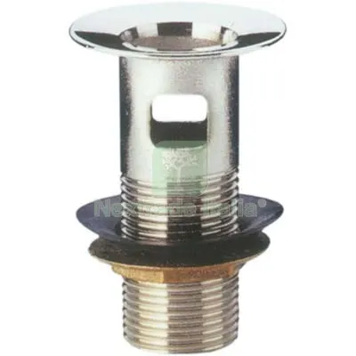 Piletta Scarico Bidet + Troppo Pieno Ottone Cromato 1" CF=PZ 2 Diametro Pollici 1” — Scarichi e sifoni — rif. FERX.VIR7706210
