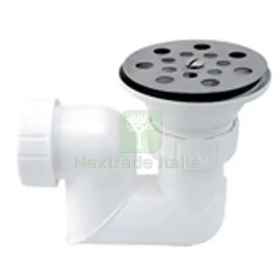 2PZ Piletta Doccia Sifonata a Griglia PP 1"1/2 Diametro Pollici 1”1/2 — Scarichi e sifoni — rif. FERX.VIR7706250 2PZ Piletta Doccia Sifonata a Griglia PP 1"1/2 Diametro Pollici 1”1/2 — Scarichi e sifoni — rif. FERX.VIR7706250
