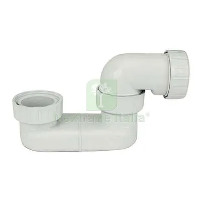 SIFONE PP RIBASSATO VASCA BIANCO 1"1/2 — Scarichi e sifoni — rif. FERX.VIR7706313
