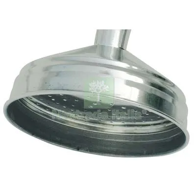 5PZ Soffione Doccia 1 Getto Acciaio Inox 1/2F MM 100 Diametro Pollici 1/2" — Rubinetti e valvole — rif. FERX.VIR7709200 5PZ Soffione Doccia 1 Getto Acciaio Inox 1/2F MM 100 Diametro Pollici 1/2" — Rubinetti e valvole — rif. FERX.VIR7709200