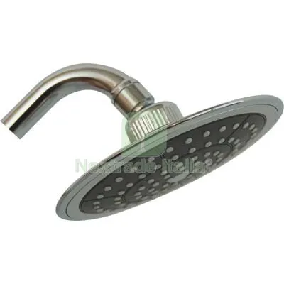 SOFFIONE DOCCIA + SNODO ROUND ABS CROMATO 1/2F MM 150 DIAMETRO POLLICI 1/2" — Rubinetti e valvole — rif. FERX.VIR7709220