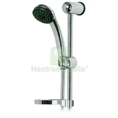 SALISCENDI DOCCETTA 1 GETTO JET ABS CROMATO TUBO MM 25 + FLEX CM 150 + D.MM 70 DIAMETRO POLLICI 1/2" — Rubinetti e valvole — rif. FERX.VIR7709500
