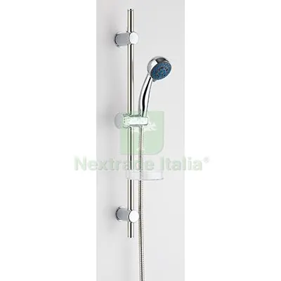Saliscendi Doccetta 3 Getti Geranio Effe ABS Cromato Tubo MM 19 + Flex CM 150 + D.MM 74 Diametro Pollici 1/2" — Rubinetti e valvole — rif. FERX.VIR7709515