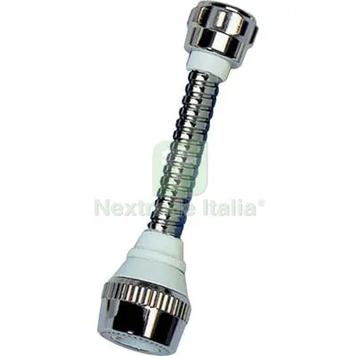 4PZ DOCCETTA AERATORE PROLUNGATA SPIRALE OTTONE CROMO CM 15 F22X1 — Rubinetti e valvole — rif. FERX.VIR7710013 4PZ DOCCETTA AERATORE PROLUNGATA SPIRALE OTTONE CROMO CM 15 F22X1 — Rubinetti e valvole — rif. FERX.VIR7710013