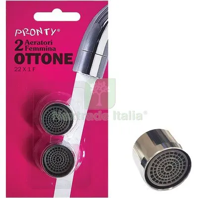12CF AERATORE RUBINETTO SELF PRONTY OTTONE CROMATO M22X1 CF=PZ 2 — Rubinetti e valvole — rif. FERX.VIR7710082 12CF AERATORE RUBINETTO SELF PRONTY OTTONE CROMATO M22X1 CF=PZ 2 — Rubinetti e valvole — rif. FERX.VIR7710082