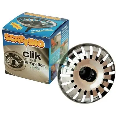 18PZ Tappo Griglia Basket Scattino Inox MM 80 — Scarichi e sifoni — rif. FERX.VIR7710208 18PZ Tappo Griglia Basket Scattino Inox MM 80 — Scarichi e sifoni — rif. FERX.VIR7710208