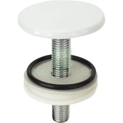 TAPPO COPRIFORO SANITARI ABS BIANCO MM 50 CF=PZ 10 Fin Bianca — Tubi e raccordi — rif. FERX.VIR7710220