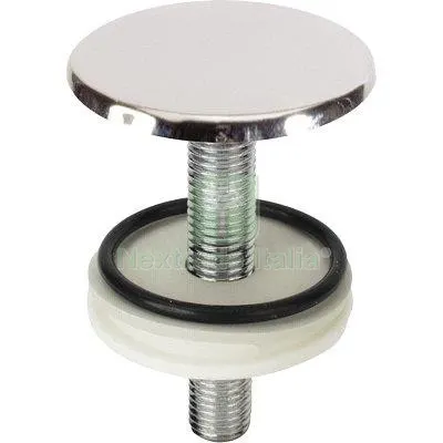 TAPPO COPRIFORO SANITARI ABS CROMATO MM 50 CF=PZ 10 Fin Cromata — Tubi e raccordi — rif. FERX.VIR7710222