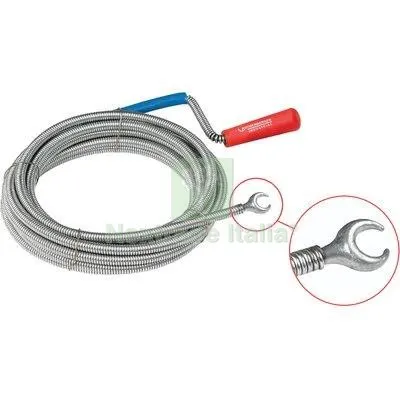STURALAVANDINO A MOLLA + GANCIO ROTHENBERGER ACCIAIO MT 5,0 — Scarichi e sifoni — rif. FERX.VIR7729307