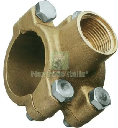 2PZ PRESA A STAFFA OTTONE 1/2 DIAMETRO POLLICI 1/2" — Interruttori e prese — rif. FERX.VIR7743001 2PZ PRESA A STAFFA OTTONE 1/2 DIAMETRO POLLICI 1/2" — Interruttori e prese — rif. FERX.VIR7743001