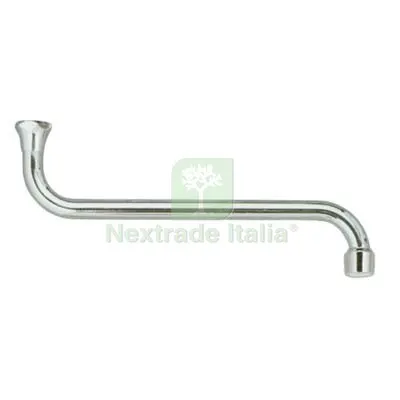 CANNA CR INFERIORE LAVELLO + ROMPIGETTO OTTONE CROMATO 3/4F MM 18X200 DIAMETRO POLLICI 3/4" L CM 20 — Rubinetti e valvole — rif. FERX.VIR7745350