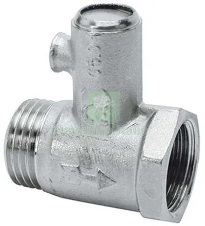 5PZ Valvola Sicurezza x Scaldacqua Ottone Nichelato 1/2MF Diametro Pollici 1/2" — Caldaie e radiatori — rif. FERX.VIR7747913