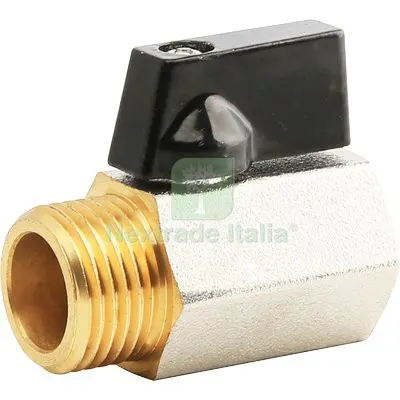 5PZ Valvola Mini a Sfera x Scaldacqua Workit Ottone Cromato 1/2MF Diametro Pollici 1/2" — Caldaie e radiatori — rif. FERX.VIR7747921 5PZ Valvola Mini a Sfera x Scaldacqua Workit Ottone Cromato 1/2MF Diametro Pollici 1/2" — Caldaie e radiatori — rif. FERX.VIR7747921