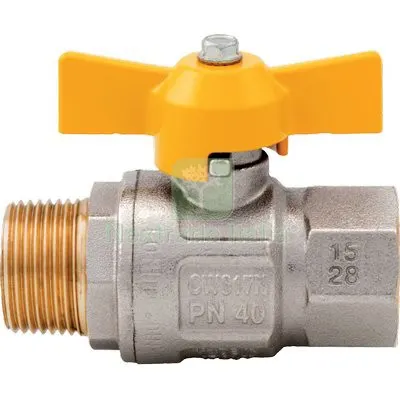 2PZ VALVOLA SFERA GAS + FARFALLA MF 069 ITAP OTTONE NICHELATO 1/2MF DIAMETRO POLLICI 1/2" — Rubinetti e valvole — rif. FERX.VIR7748183 2PZ VALVOLA SFERA GAS + FARFALLA MF 069 ITAP OTTONE NICHELATO 1/2MF DIAMETRO POLLICI 1/2" — Rubinetti e valvole — rif. FERX.VIR7748183