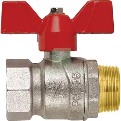 3PZ Valvola Sfera Normale MF Farfalla Perfecta FIV Ottone Nichelato 1'MF — Rubinetti e valvole — rif. FERX.VIR7748269 3PZ Valvola Sfera Normale MF Farfalla Perfecta FIV Ottone Nichelato 1'MF — Rubinetti e valvole — rif. FERX.VIR7748269