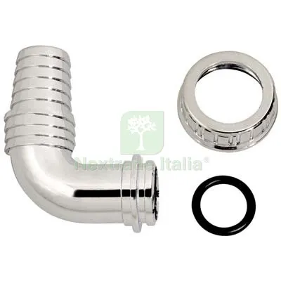 10PZ PORTAGOMMA CURVO + GHIERA SCARICO LAVATRICE PP CROMATO MM 17/22X1"F — Tubi e raccordi — rif. FERX.VIR7760185 10PZ PORTAGOMMA CURVO + GHIERA SCARICO LAVATRICE PP CROMATO MM 17/22X1"F — Tubi e raccordi — rif. FERX.VIR7760185