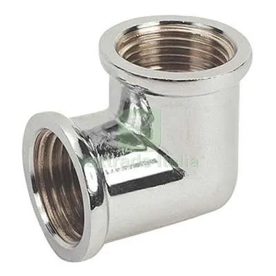 5PZ GOMITO FF OTTONE CROMATO 90 GEBO 1/2F DIAMETRO POLLICI 1/2" — Tubi e raccordi — rif. FERX.VIR7763702 5PZ GOMITO FF OTTONE CROMATO 90 GEBO 1/2F DIAMETRO POLLICI 1/2" — Tubi e raccordi — rif. FERX.VIR7763702
