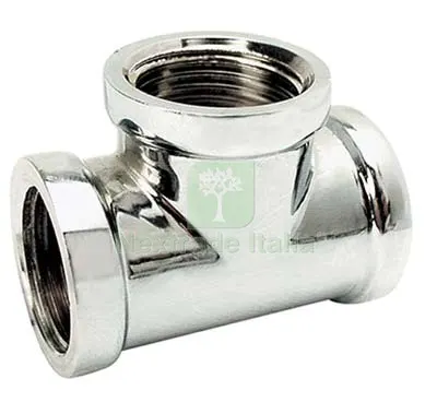 10PZ TEE OTTONE CROMATO 130 GEBO 1/2F DIAMETRO POLLICI 1/2" — Tubi e raccordi — rif. FERX.VIR7763708 10PZ TEE OTTONE CROMATO 130 GEBO 1/2F DIAMETRO POLLICI 1/2" — Tubi e raccordi — rif. FERX.VIR7763708