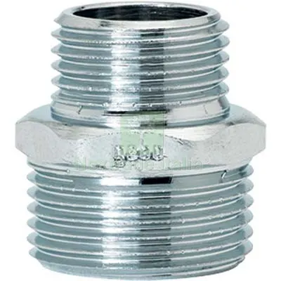 5PZ NIPPLO RIDOTTO OTTONE CROMATO 245 GEBO 3/4MX1/2M DIAMETRO POLLICI 3/4"x1/2" — Tubi e raccordi — rif. FERX.VIR7763752 5PZ NIPPLO RIDOTTO OTTONE CROMATO 245 GEBO 3/4MX1/2M DIAMETRO POLLICI 3/4"x1/2" — Tubi e raccordi — rif. FERX.VIR7763752