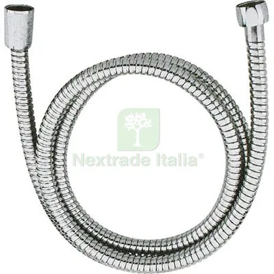 2PZ FLESSIBILE DOCCIA EFFE OTTONE CROMATO CM 150 1/2F DIAMETRO POLLICI 1/2" — Rubinetti e valvole — rif. FERX.VIR7764540