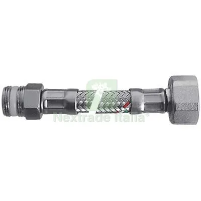 5PZ FLESSIBILE FLEXCORE MF RIDOTTO PARIGI INOX 304/PE-RT + GUARNIZIONE 3/8MX1/2F CM 35 DIAMETRO POLLICI 3/8"x1/2" — Guarnizioni e tenute — rif. FERX.VIR7765021