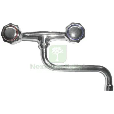 GRUPPO LAVELLO A PARETE STELLA OTTONE CROMATO — Sanitari e ceramiche — rif. FERX.VIR7780006