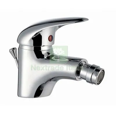 MISCELATORE BIDET START H25 CROLLA OTTONE CROMATO + PILETTA 1"1/4 — Rubinetti e valvole — rif. FERX.VIR7780021