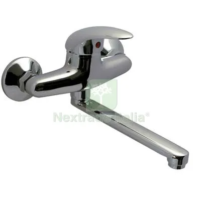 MISCELATORE LAVELLO A PARETE START H25 CROLLA OTTONE CROMATO — Rubinetti e valvole — rif. FERX.VIR7780025 MISCELATORE LAVELLO A PARETE START H25 CROLLA OTTONE CROMATO — Rubinetti e valvole — rif. FERX.VIR7780025