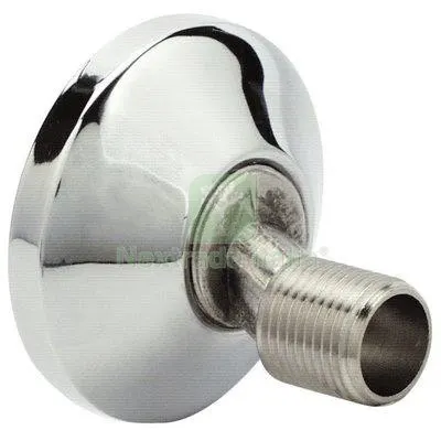 2PZ ECCENTRICO X RUBINETTO + ROSETTA OTTONE CROMATO 1/2MX3/4M DIAMETRO POLLICI 1/2"x3/4" — Rubinetti e valvole — rif. FERX.VIR7780092