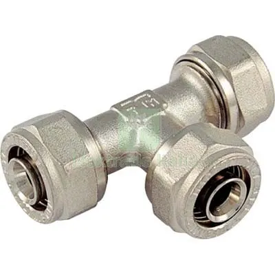 10PZ TEE MULTISTRATO BAMPI OTTONE MM 16 — Tubi e raccordi — rif. FERX.VIR7800230 10PZ TEE MULTISTRATO BAMPI OTTONE MM 16 — Tubi e raccordi — rif. FERX.VIR7800230