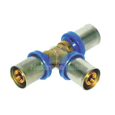 5PZ TEE MULTISTRATO PRESSARE BAMPI OTTONE MM 20 — Raccordi a pressare e multistrato — rif. FERX.VIR7800291 5PZ TEE MULTISTRATO PRESSARE BAMPI OTTONE MM 20 — Raccordi a pressare e multistrato — rif. FERX.VIR7800291
